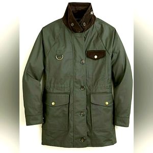 J. Crew Barn Jacket in cotton twill (xxs)